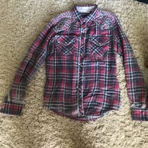 Affliction brand button up brand new